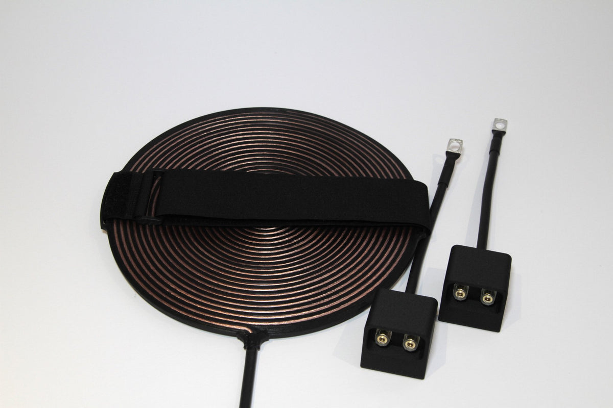 Starter kit for the TZLA plasma machine: one Gandr bifilar pancake coil with strap and a Tengill connection box set